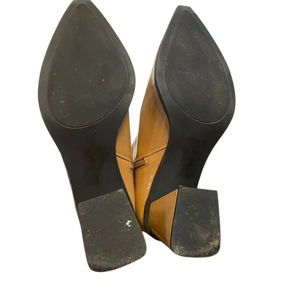 BP Loren Pointed Toe Booties size 12M brown